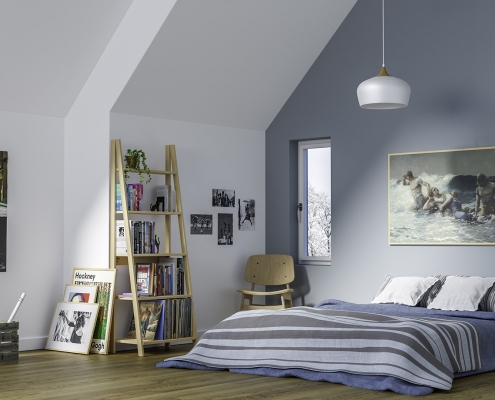 SCANDINAVIAN STYLE INFLUENCED BEDROOM