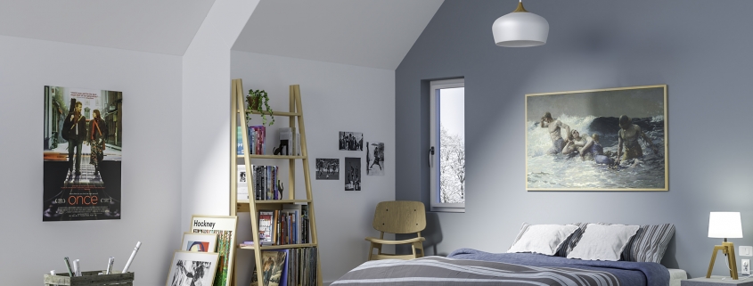 SCANDINAVIAN STYLE INFLUENCED BEDROOM