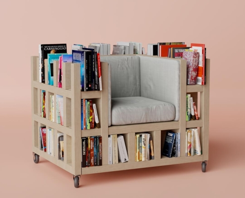 BIBLIOCHAISE by GIOVANNI GENNARI and ALISEE MATTA